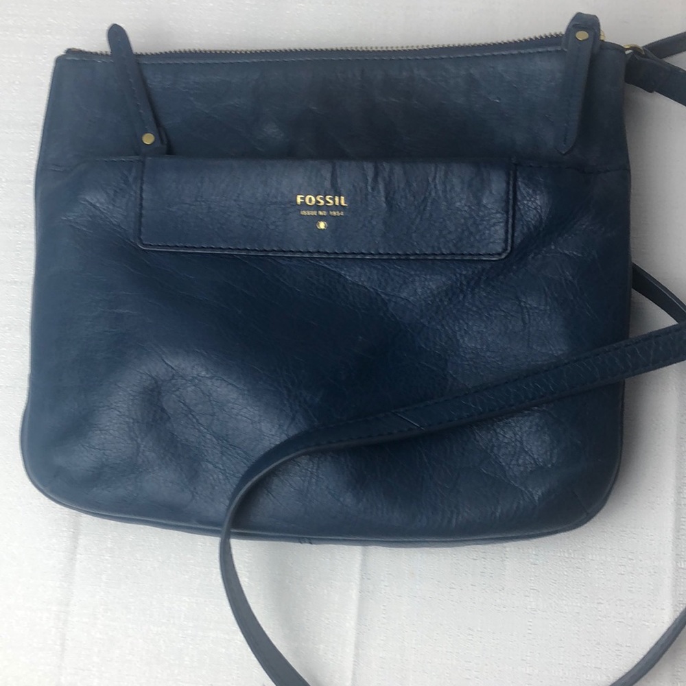 Blue Fossil Purse